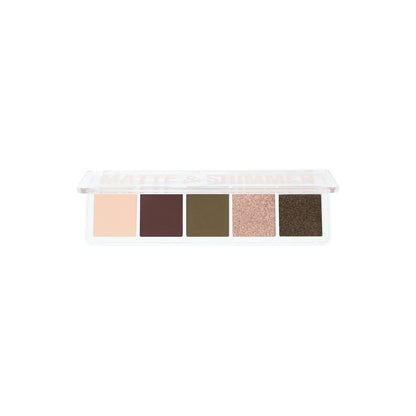 Палетка тіней для повік Matte & Shimmer Eyeshadow Palette - №7 Olive - Тіні для повік