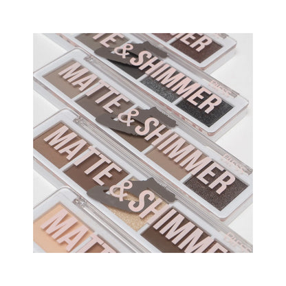 Палетка тіней для повік Matte & Shimmer Eyeshadow Palette - Тіні для повік