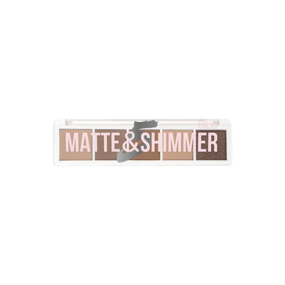 Палетка тіней для повік Matte & Shimmer Eyeshadow Palette - Тіні для повік