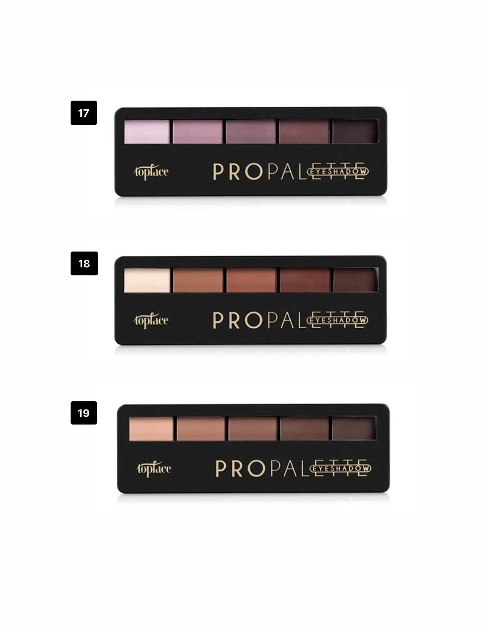 Палітра тіней для повік Pro Palette — Topface