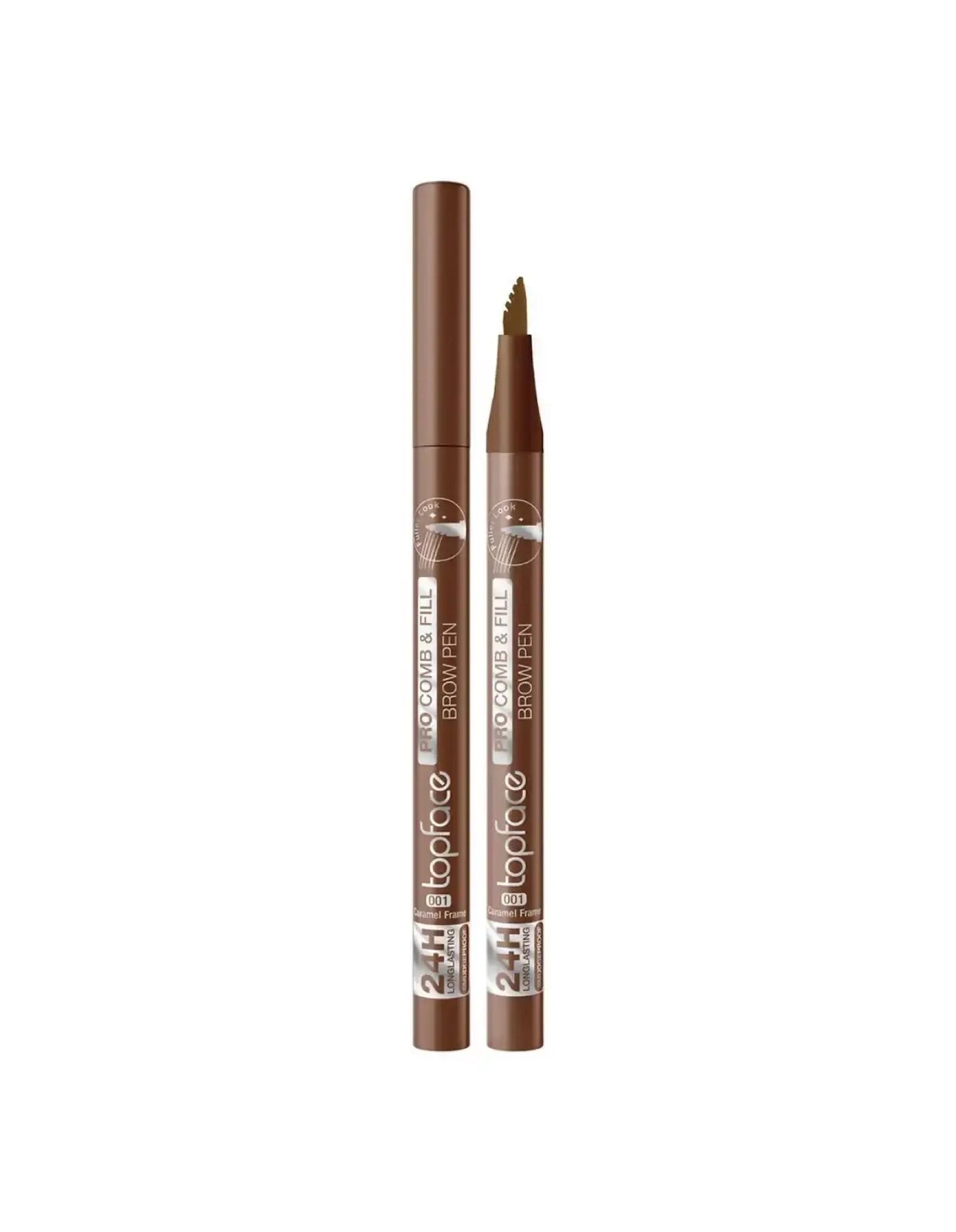 Маркер для брів Pro Comb & Fill Brow Pen — №1 Caramel Frame