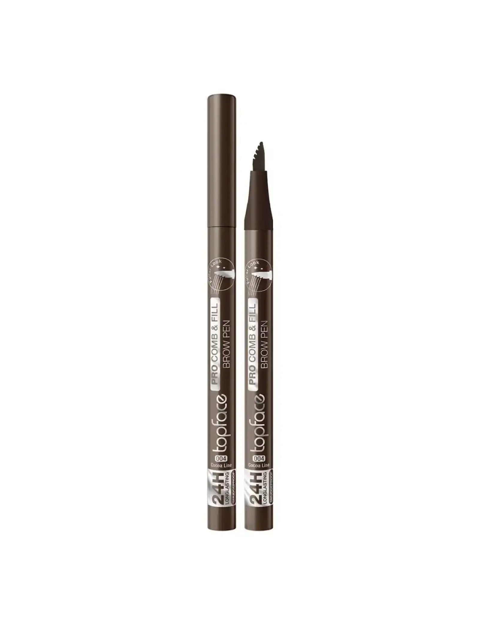 Маркер для брів Pro Comb & Fill Brow Pen — №4 Cocoa Line
