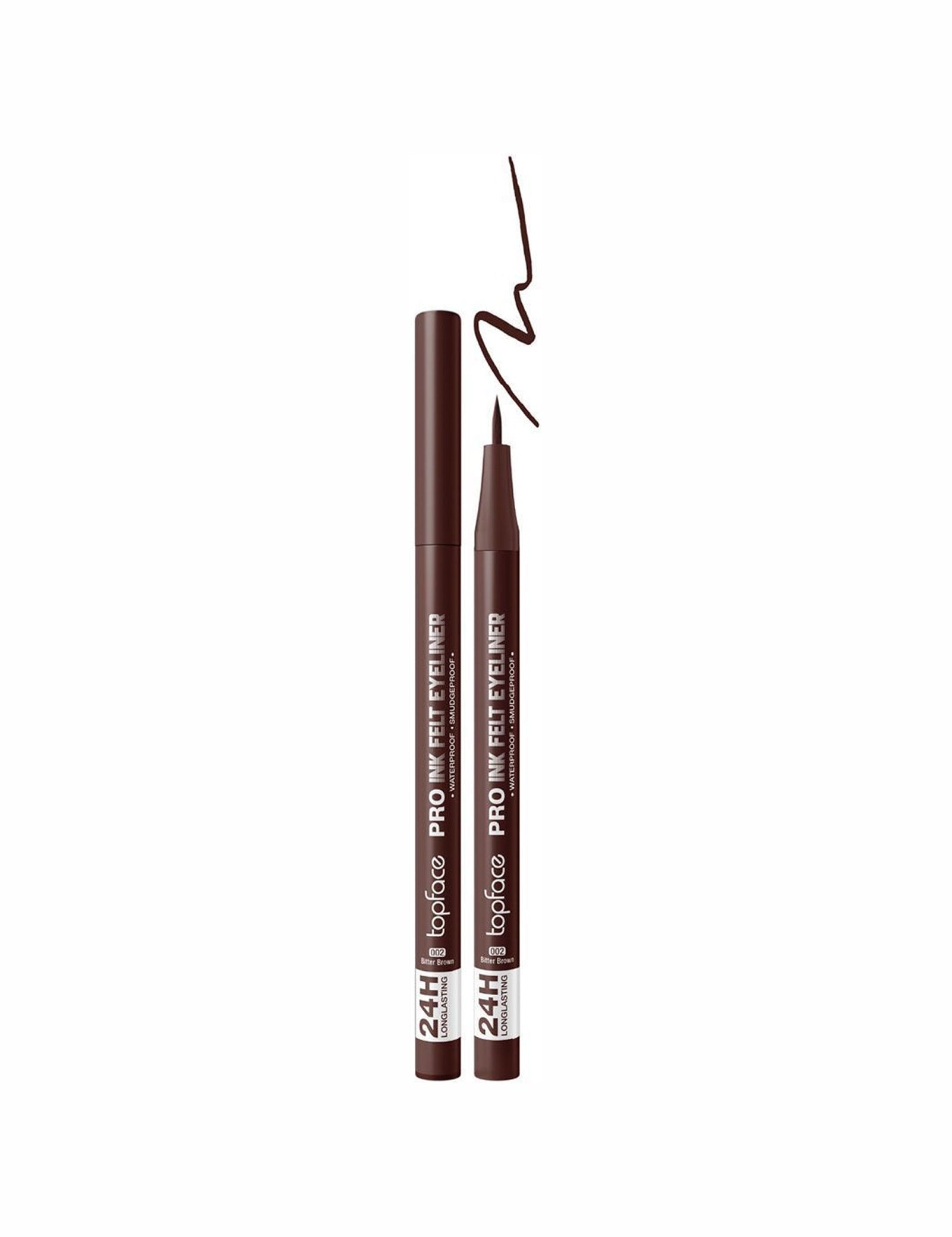 Підводка-фломастер для очей Pro Ink Felt Eyeliner — №02 Bitter Brown