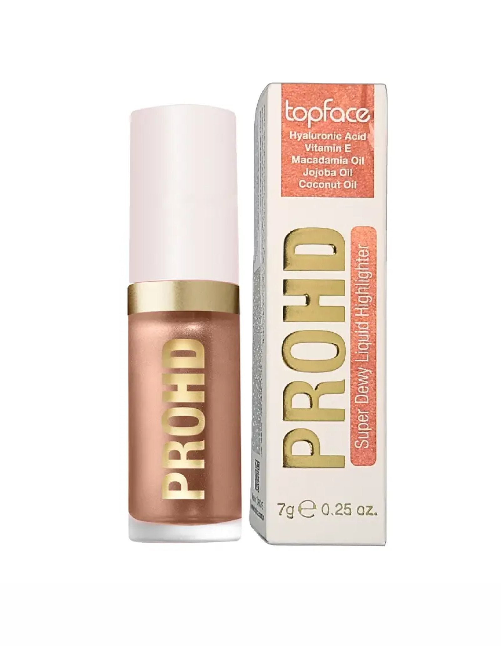 Рідкий хайлайтер для обличчя ProHD Super Dewy Liquid Highlighter — №3 Peach Fizz