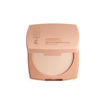Пудра для обличчя водостійка компактна Creamy Dimension - №1 Porcelain Beige - Пудра для обличчя