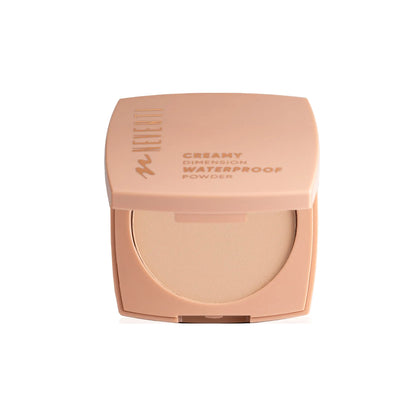 Пудра для обличчя водостійка компактна Creamy Dimension - №4 Almond Beige - Пудра для обличчя