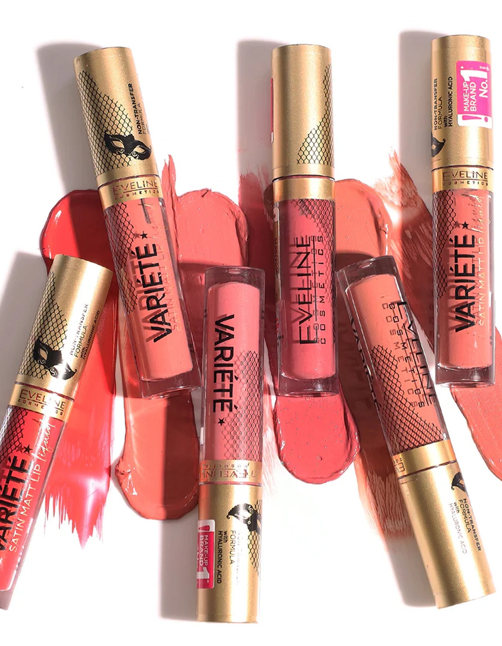 Рідка помада для губ Variete Satin Matt Lip Liquid Lipstick — Eveline Cosmetics