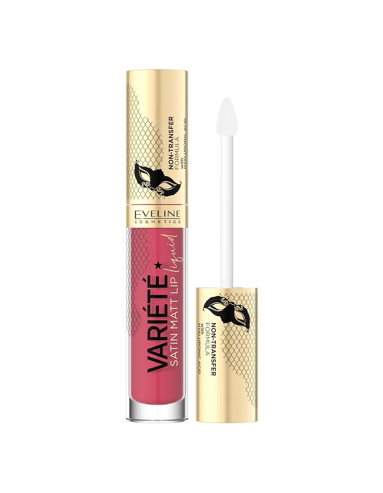 Рідка помада для губ Variete Satin Matt Lip Liquid Lipstick — №6 Strawberry Cocktail