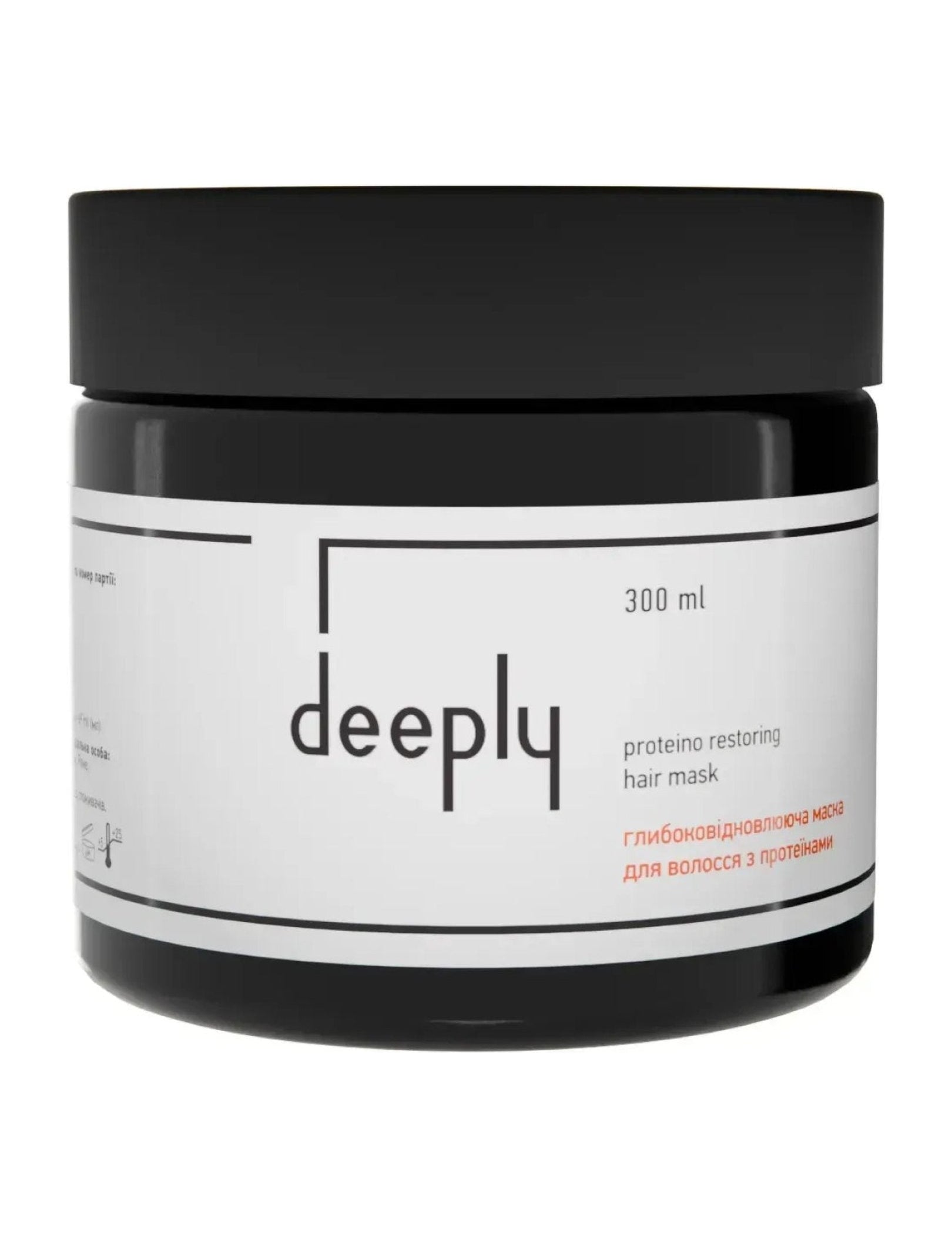 Глибоковідновлююча маска для волосся з протеїнами Protein Restoring Hair Mask