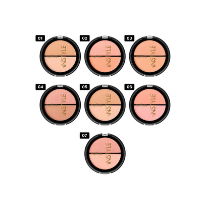 Рум’яна подвійні Instyle Twin Blush - Рум’яна