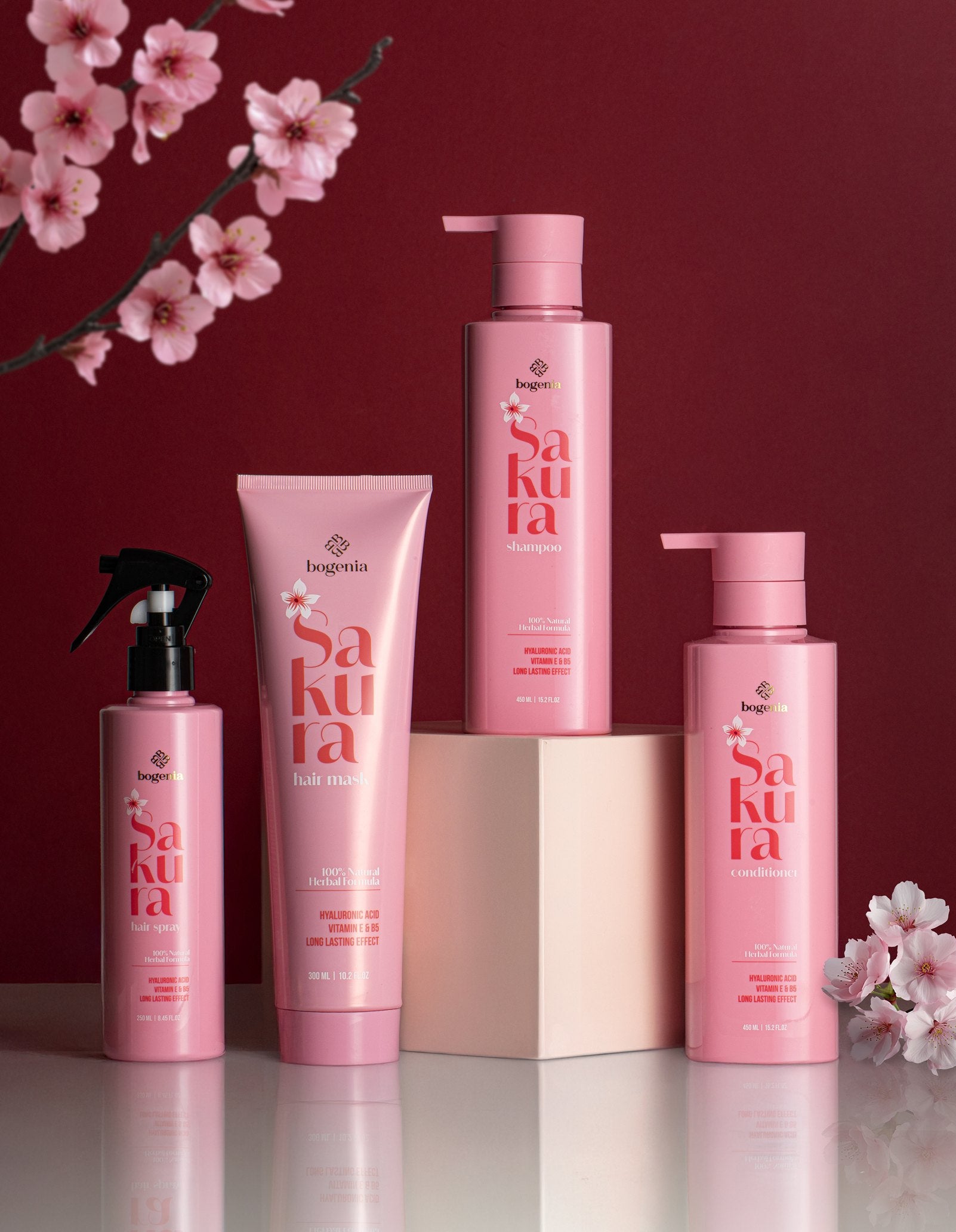 Шампунь з екстрактом сакури та гіалуроновою кислотою Sakura Shampoo — фото 2