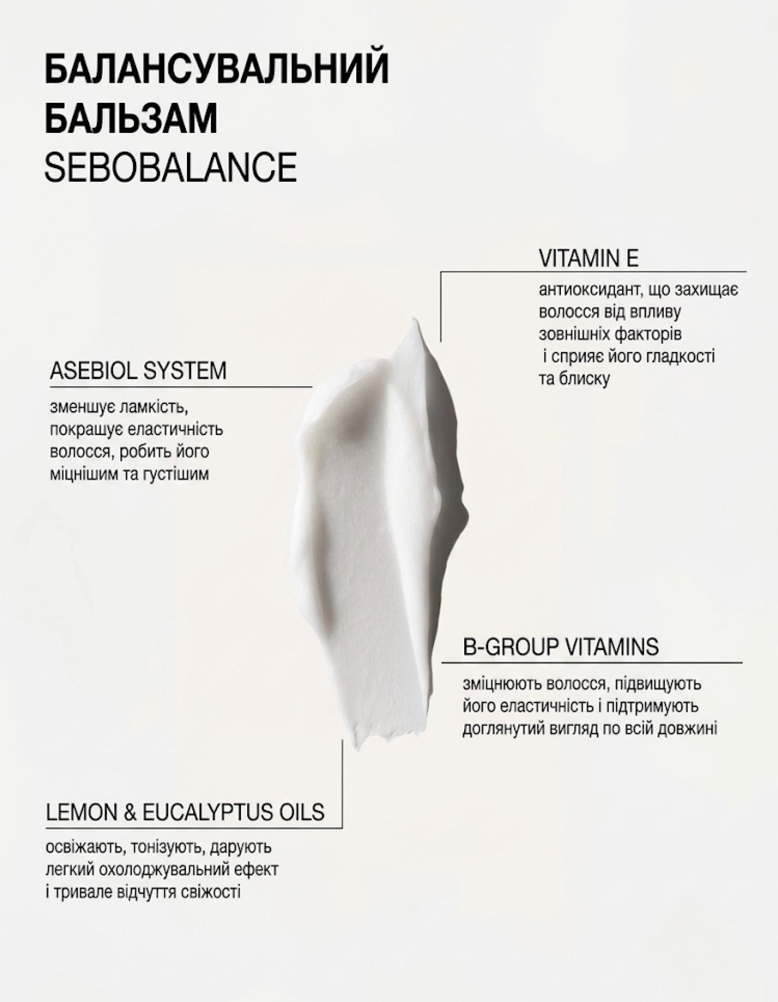 Балансувальний бальзам для волосся схильного до жирності Sebobalance — фото 3