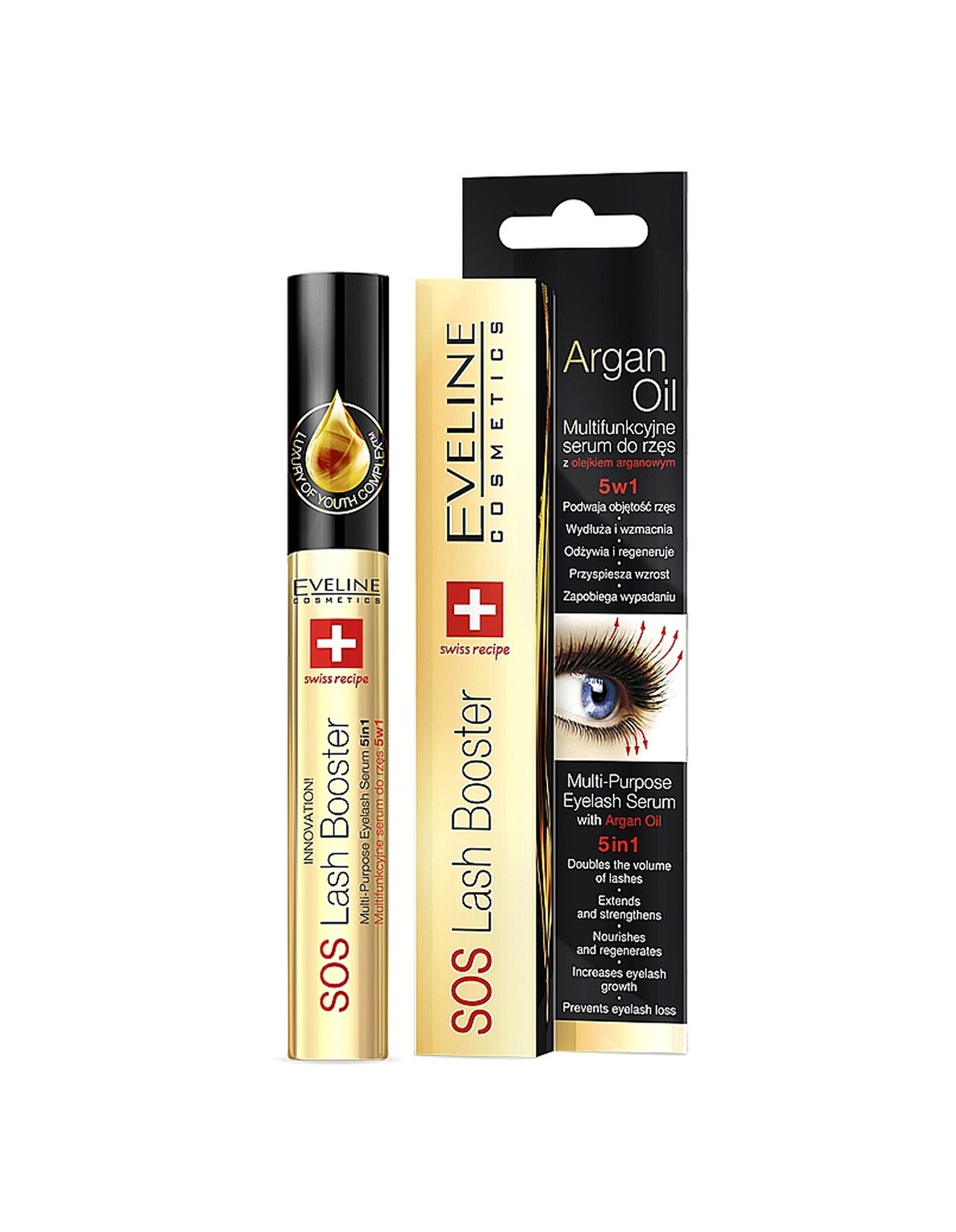 Сироватка для вій 5 в 1 SOS Lash Booster