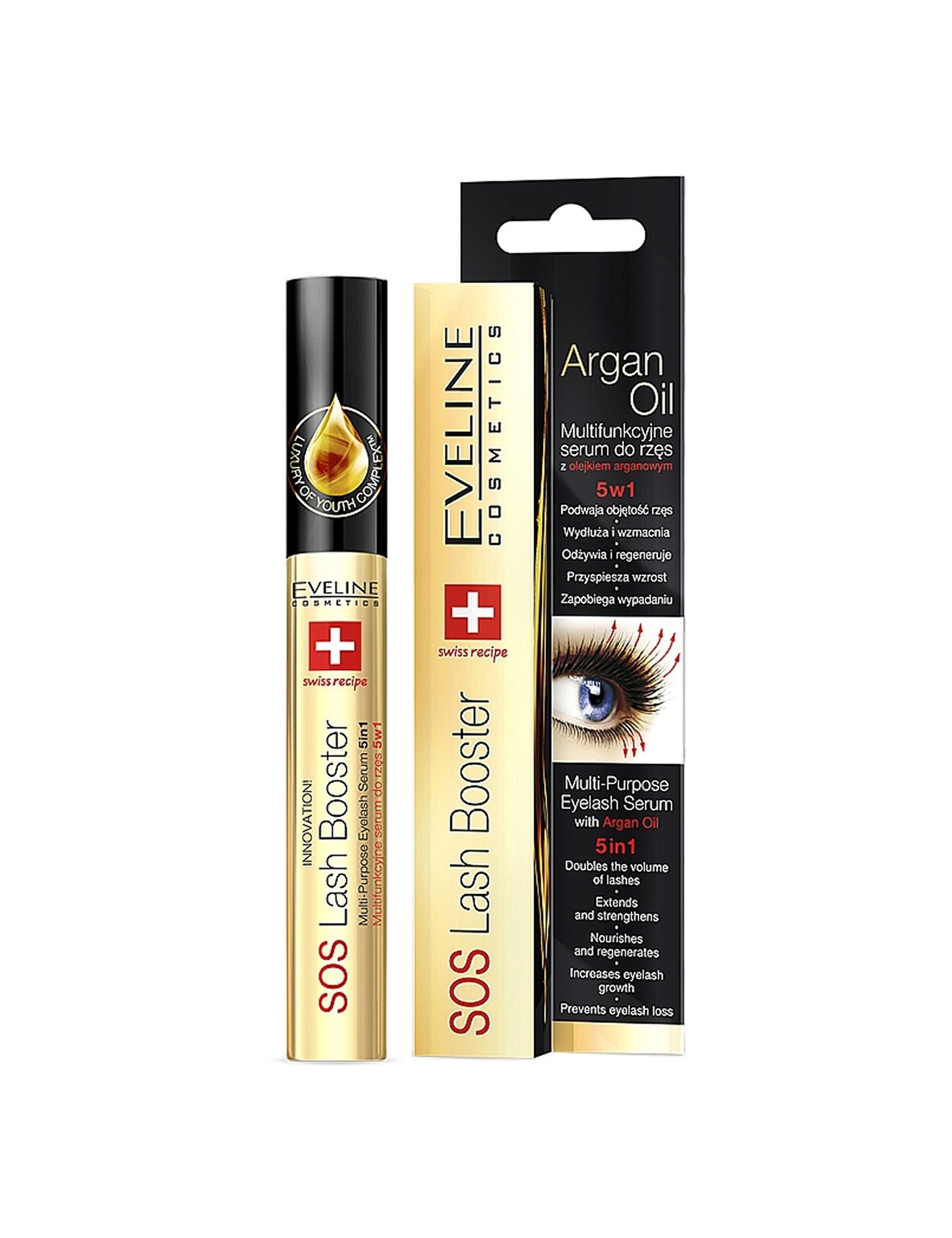 Сироватка для вій 5 в 1 SOS Lash Booster