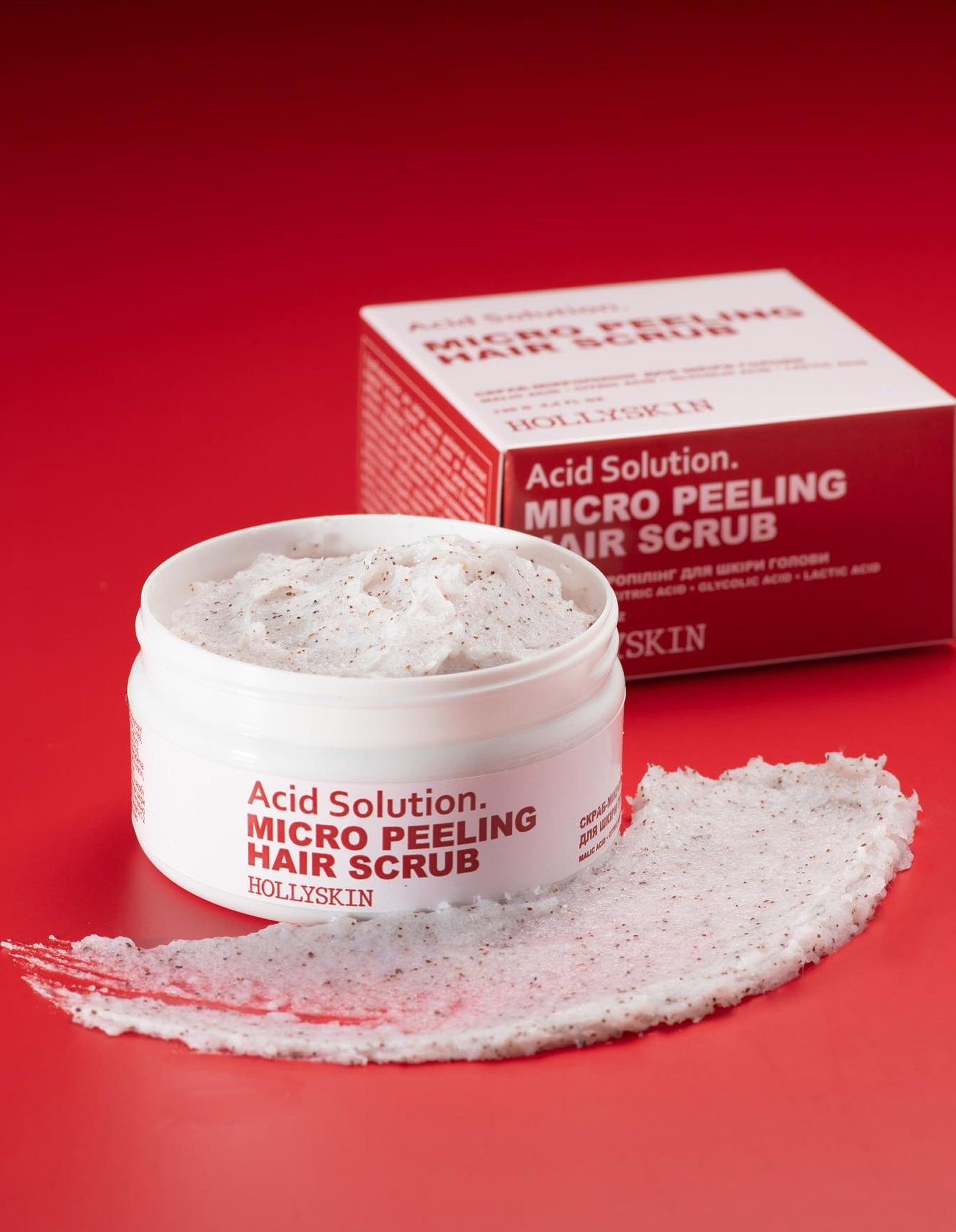 Скраб для шкіри голови і волосся Acid Solution — Hollyskin