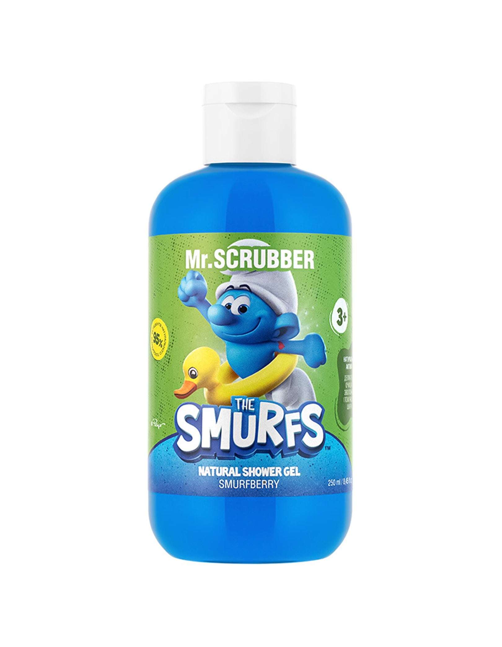 Натуральний дитячий гель для душу The Smurfs Smurfberry