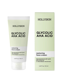 Відновлювальний крем для обличчя з гліколевою кислотою Glycolic AHA Acid Face Cream
