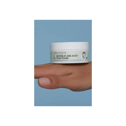 Відновлювальний крем для обличчя з гліколевою кислотою Glycolic AHA Acid Face Cream - Крем для обличчя