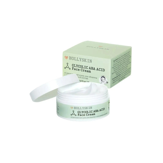 Відновлювальний крем для обличчя з гліколевою кислотою Glycolic AHA Acid Face Cream - Крем для обличчя