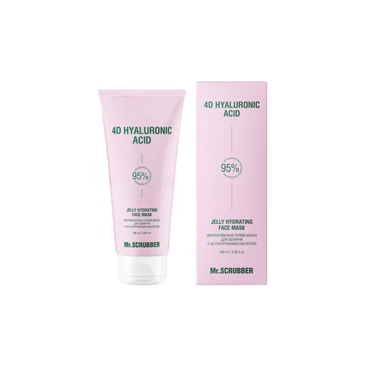 Зволожувальна гелева маска для обличчя з 4Д гіалуроновою кислотою - Маска для обличчя